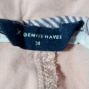 Denver Hayes Women's  Cargo Capri's / Pants Lot Of Two Size 12/14 Pink / Green